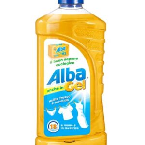 ALBA SAPONE LIQUIDO ECO GEL A MANO E LAVATRICE 1000ML – Cartone intero
